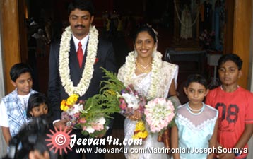 Joseph Soumya marriage photos